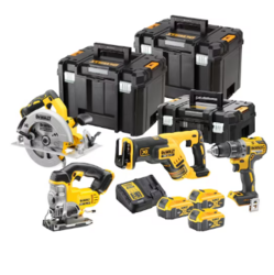 18V XR Brushless 4 Piece Kit - 3 X 5Ah