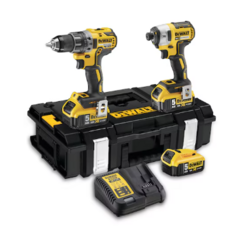 18V XR® 3-Tool Brushless Combo Kit - 3 x 5Ah