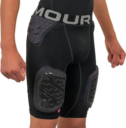 UNDER ARMOUR Gameday Pro 5-Pad Football Girdle Pant, Comfortable Compression & Protection for Practice & Game Day, Youth Boy's