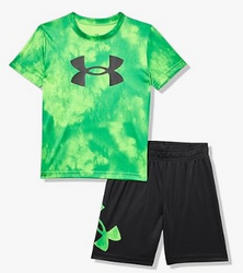 Under Armour Boys Boys' Short Sleeve Tee and Short Set, Lightweight and Breathable from SKANDA INTERNATIONAL FZ LLE
