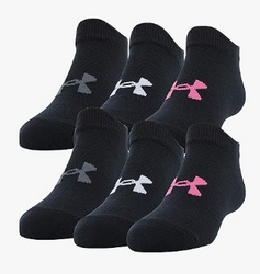 Under Armour Kids' Essential 2.0 Lightweight No Show Socks, 6-Pairs from SKANDA INTERNATIONAL FZ LLE
