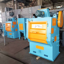 Q326 Tumble Belt Shot Blasting Machine to India for rubber industry