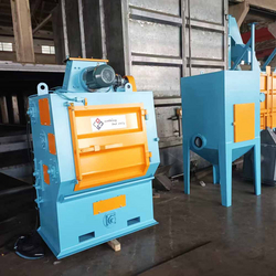 Q326 Tumble Belt Shot Blasting Machine to India for rubber industry