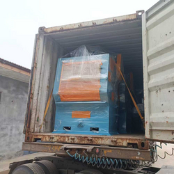 Q326 Tumble Belt Shot Blasting Machine to India for rubber industry