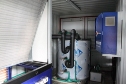 Flake ice machine