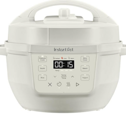 Instant Pot 4QT RIO Mini 7-in-1 Multi-Cooker, Pressure Cooker, Slow cook, Sauté, Steam, Rice Maker, Yogurt, & Warmer, Sea Salt, 4 Quarts from SKANDA INTERNATIONAL FZ LLE