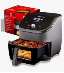Instant Pot Vortex Plus 6QT ClearCook Air Fryer, Clear Windows, Custom Program Options, 6-in-1 Functions, Crisps, Broils, Roasts, Dehydrates, Bakes, Reheats, from the Makers of Instant Pot, Black from SKANDA INTERNATIONAL FZ LLE