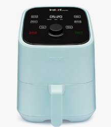 Instant Pot Vortex 2QT Mini Air Fryer,Small Air fryer that Crisps,Reheats, Bakes,Roasts for Quick Easy Meals,Includes over 100 In-App Recipes, is Dishwasher-Safe, from the Makers of Instant Pot, Aqua from SKANDA INTERNATIONAL FZ LLE