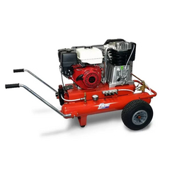 FIAC AGRI 75 DIESEL AIR COMPRESSOR 7.7HP 1121440719 WITH WHEELS AND 17+17L TANK | 10 BAR | PNEUMATIC SELF-REGULATION DEVICE | VERY LOW NOISE | BELT TRANSMISSION | MADE IN ITALY