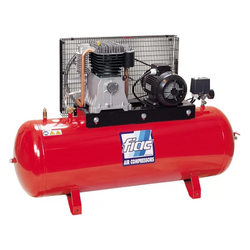 FIAC PISTON AIR COMPRESSOR AB500/988 400V 50HZ 10 HP 10 BAR FIXED AND 500L TANK | REDUCED VIBRATIONS AND LOW NOISE | BELT DRIVEN COMPRESSOR | OIL-LUBRICATED | MADE IN ITALY