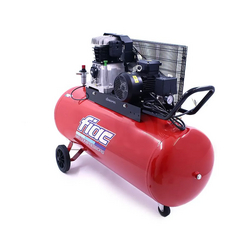FIAC PISTON AIR COMPRESSOR 10 BAR AB200/360 1121500277 230V 50HZ WITH WHEELS AND 200L TANK | REDUCED VIBRATIONS AND LOW NOISE | BELT DRIVEN COMPRESSOR | OIL LUBRICATED | MADE IN ITALY