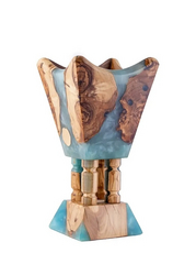 Wooden and epoxy bakhoor Burner 