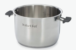 Instant Pot Stainless Steel Inner Cooking Pot with Handles, 6-Qt, Polished Surface, Rice Cooker, Stainless Steel Cooking Pot, Use with 6-Qt Duo Evo ,Pro & Pro Crisp from SKANDA INTERNATIONAL FZ LLE