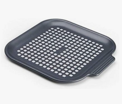 Instant Vortex Official Nonstick Perforated Pizza Pan, Gray - Smart Design for Delicious Crispy Crust Pizza, Compatible with 6 & 10-Quart Air Fryers and Ovens, Easy Transport with Ridged Handles from SKANDA INTERNATIONAL FZ LLE
