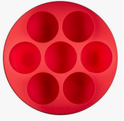 Instant Pot Official Silicone Egg Bites Pan with Lid - Compatible with 6 Qt., 8 Qt. Cookers - Ideal for Egg Bites, Muffins, Baby Food, and More - BPA-Free, Non-Stick, and Heat Resistant to 450°F from SKANDA INTERNATIONAL FZ LLE