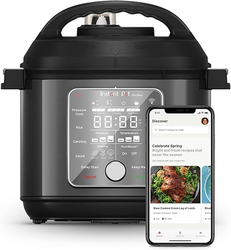 Instant Pot Pro Plus Wi-Fi Smart 10-in-1, Pressure Cooker, Slow Cooker, Rice Cooker, Steamer, Sauté Pan, Yogurt Maker, Warmer, Canning Pot, Sous Vide, Includes App with Over 800 Recipes, 6 Quart from SKANDA INTERNATIONAL FZ LLE