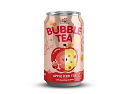 RTD Popping Boba Fruit Tea - Apple Bubble Tea from HONG DA MA FOODS., LTD