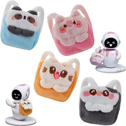 ENERGIZE LAB Animal Backpack Set for Eilik - 4 Pcs Animal-themed Backpacks Toys with Cozy Plush Texture, Eilik Love to Use it for Food or Books, You Can Hold Other Items! Cutest Christmas Gifts. from SKANDA INTERNATIONAL FZ LLE