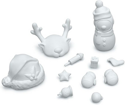 ENERGIZE LAB DIY Vinyl Painted Toys for Eilik - Decorate Your Own Painting Kit, a Unique Arts and Crafts for Boys and Girls, Special Christmas Gifts for Kids. Christmas Theme. from SKANDA INTERNATIONAL FZ LLE