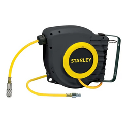 STANLEY AIR HOSE REEL WITH QUICK CONNECT FITTINGS (6.5X10MM), 9M LENGTH – 9045698STN