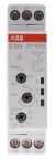 ABB 1SVR Series DIN Rail Mount Timer Relay, 24 ? 240 V ac, 24 ? 48V dc, 2-Contact, 0.05 s ? 10min