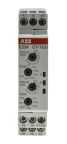 ABB 1SVR Series DIN Rail Mount Timer Relay, 24 ? 240 V ac, 24 ? 48V dc, 2-Contact, 0.05 s ? 100h