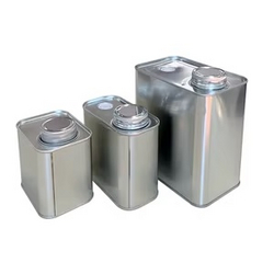 RECTANGULAR METAL 1, 3.6LTR TIN