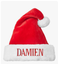 Let's Make Memories Custom Santa Hat with Embroidered Name - Classic Christmas - Red & White - For Adults and Kids from SKANDA INTERNATIONAL FZ LLE