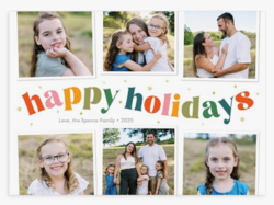 Let's Make Memories Personalized Photo Christmas Cards with Envelopes - Premium Quality - 5x7-2025 Holiday Cards & White Envelopes - Bright Wave - 15 ct from SKANDA INTERNATIONAL FZ LLE
