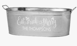 Let's Make Memories Personalized Beverage Tub - Christmas Party from SKANDA INTERNATIONAL FZ LLE
