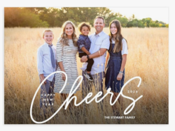 Let's Make Memories Personalized Photo Christmas Cards with Envelopes - Premium Quality - 5x7-2025 Holiday Cards & White Envelopes - Modern Tidings - 50 ct from SKANDA INTERNATIONAL FZ LLE