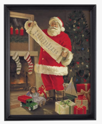 Let's Make Memories Personalized Santa's List Canvas - Family Christmas Décor - 16"x20" Framed from SKANDA INTERNATIONAL FZ LLE