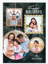 Let's Make Memories Personalized Photo Christmas Cards with Envelopes - Premium Quality - 5x7-2025 Holiday Cards & White Envelopes - Ornaments - 15 ct from SKANDA INTERNATIONAL FZ LLE