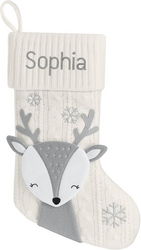 Let's Make Memories Personalized Christmas Stocking - 3D Plush Customized Stocking - Christmas Decor for Family - Holiday Critters - Reindeer from SKANDA INTERNATIONAL FZ LLE
