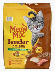 Meow Mix Tender Centers Dry Cat Food, Salmon & Turkey with Vitality Bursts, 14.2 Pound Bag from SKANDA INTERNATIONAL FZ LLE