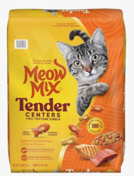 Meow Mix Tender Centers Salmon & Chicken Flavors, Dry Cat Food, 20 Pound Bag from SKANDA INTERNATIONAL FZ LLE