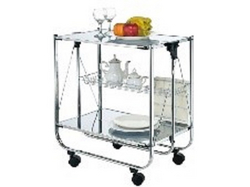 Two Tier Foldable Trolley with Iron Board