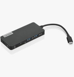 Lenovo – USB-C 7-in-1 Hub – Computer Networking Laptop Accessory – Laptop Docking Station - 4K via HDMI, 3 USB-A devices, 2 SD/TF Card Readers USB-C Power Pass Through from SKANDA INTERNATIONAL FZ LLE