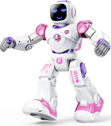 Ruko 1088 Smart Robot Toys for Kids, Large STEM Programmable Interactive RC Robot with Voice Control, App Control, Gifts for Boys & Girls Age 4 5 6 7 8 9, Pink from SKANDA INTERNATIONAL FZ LLE