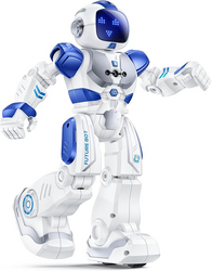 Ruko 6088 Programmable Robot with APP Control, Remote Control, Gesture Sensing Control, Rechargeable Robots Toys for Boys and Girls, Interactive LED Faces, QA Games for 3 4 5 6 Years Kids, Blue from SKANDA INTERNATIONAL FZ LLE