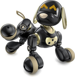 Ruko 18011 Robot Dog Toy, Smart Interactive Puppy with 30+ LED Faces, Remote & Gesture Control, Programmable Electronic Pet for Kids Ages 3–8, Black & Gold from SKANDA INTERNATIONAL FZ LLE