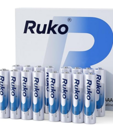 Ruko AAA Alkaline Batteries 16 Pack, Long-Lasting 1.5V Triple A Batteries with 10 Years Shelf Life, Leak-Proof Design for 1701 Toy, Remote Controls & Everyday Devices, Not Rechargeable from SKANDA INTERNATIONAL FZ LLE