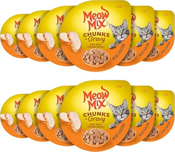 Meow Mix Chunks in Gravy Wet Cat Food, Chicken Breast, 2.75 Ounce (Pack of 12) from SKANDA INTERNATIONAL FZ LLE