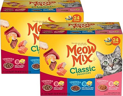 Meow Mix Tenders in Sauce Classic Favorites Wet Cat Food Variety Pack, 2.75 Ounce Cup (Pack of 48) from SKANDA INTERNATIONAL FZ LLE