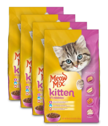 Meow Mix Kitten Li'L Nibbles Dry Cat Food, 3.15 Pound Bag (Pack of 4) from SKANDA INTERNATIONAL FZ LLE