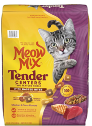 Meow Mix Tender Centers with Basted Bites, Chicken and Tuna Flavored Dry Cat Food, 14.2-lb Bag from SKANDA INTERNATIONAL FZ LLE