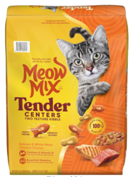 Meow Mix Tender Centers Dry Cat Food, Salmon & Chicken, 14.2 Pound, Crunchy Outside Meaty Inside from SKANDA INTERNATIONAL FZ LLE