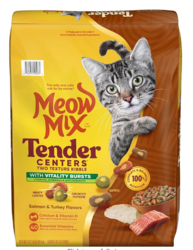 Meow Mix Tender Centers Dry Cat Food, Salmon & Turkey with Vitality Bursts, 14.2 Pound Bag from SKANDA INTERNATIONAL FZ LLE