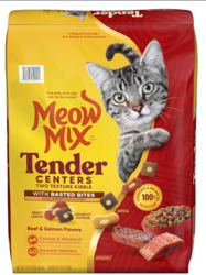 Meow Mix Tender Centers Dry Cat Food with Basted Bites, Beef & Salmon Flavors, 14.2-lb Bag from SKANDA INTERNATIONAL FZ LLE