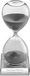Let's Make Memories Personalized Hourglass - Class of 2024 - Graduation Gift - Graduation Keepsake - for Father's Day - Hand-Blown Glass - Any Message - Block Font from SKANDA INTERNATIONAL FZ LLE